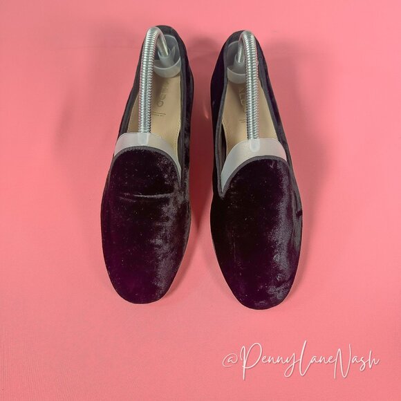 Aldo Danilova Velvet Flat Shoes Size 7.5 Black - Picture 2 of 8